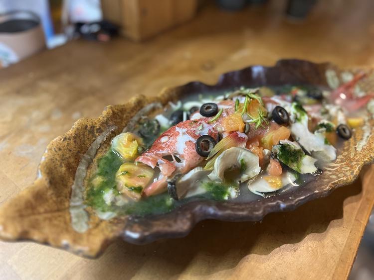 ミーバイのマース煮　アクアパッツァ風