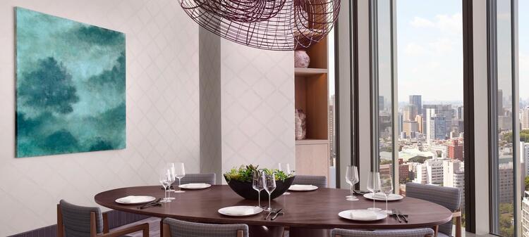 明るい開放的な空間です