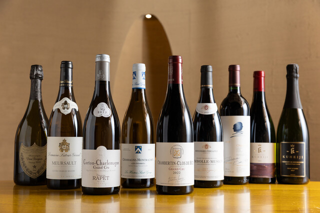 シニアソムリエがいます