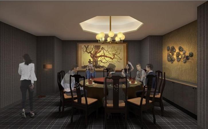 コンテンポラリー上海基調の個室６部屋