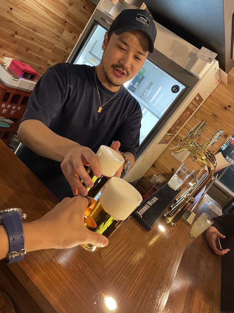 会話が生まれるビアスタンド♪