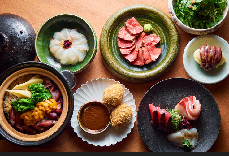 産地直送の旬。自信を持って語れる一皿。