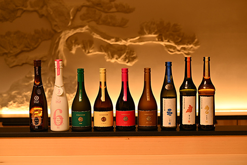 日本酒・ワインも考案していきます