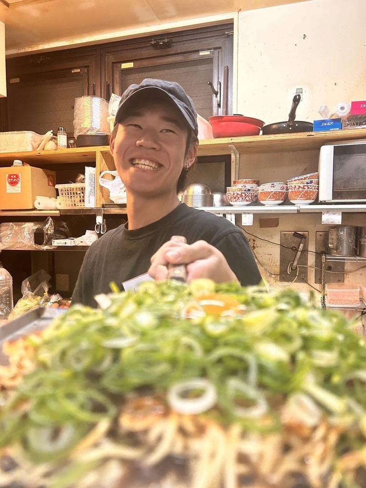 名物たぬき焼！はいどうぞ！