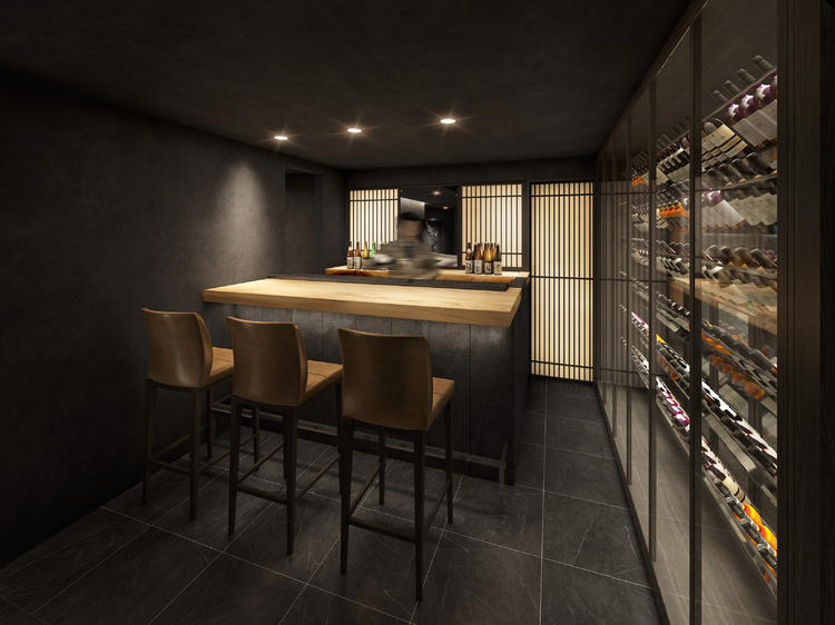 BAR利用可能なカウンター（CGパース）