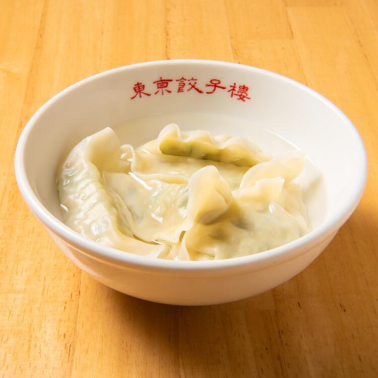 ツルツルの水餃子◎