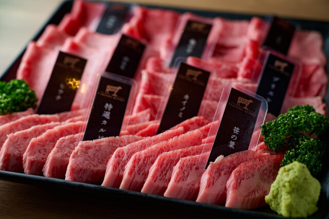 厳選したA5ランク和牛の希少部位も提供