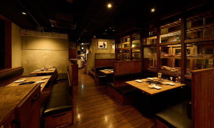 焼肉店とは思えない洗練された空間！