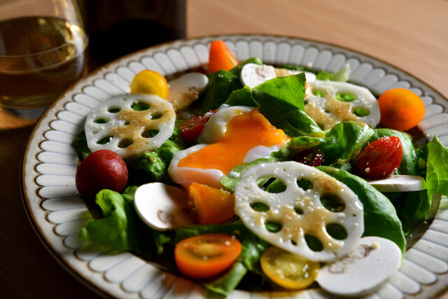 新鮮さが伝わる料理をご提供