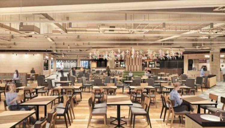 26年4月オープンのフードコート