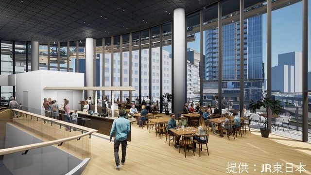 高輪ゲートウェイ駅直結の新施設内◎