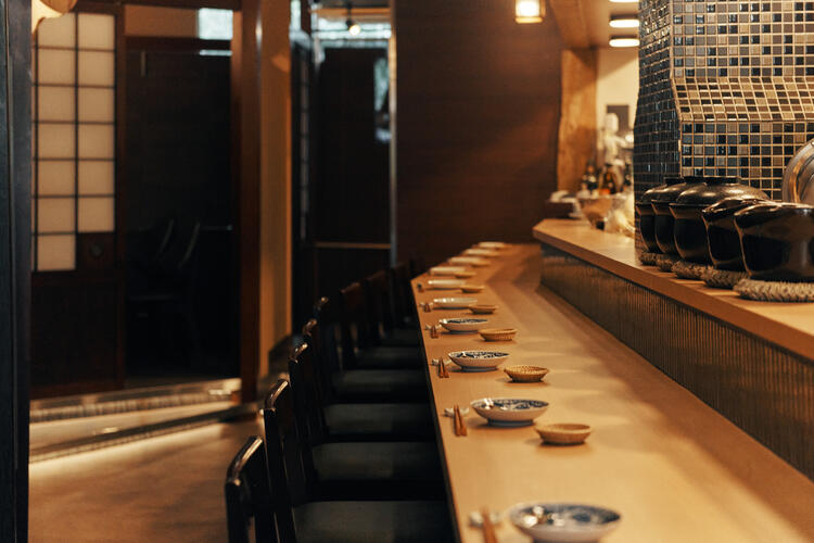 他の店舗のカウンター席