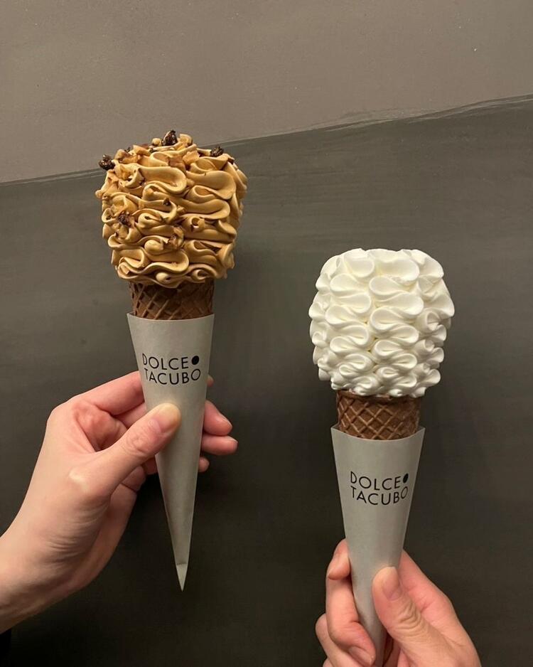 SNSで話題の、新定番ソフトクリーム