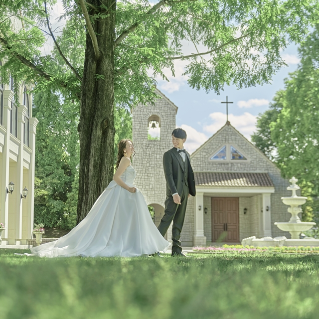 自然豊かな、あたたかみあふれる結婚式場