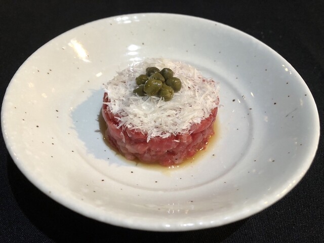 洋風炙り塩ユッケ