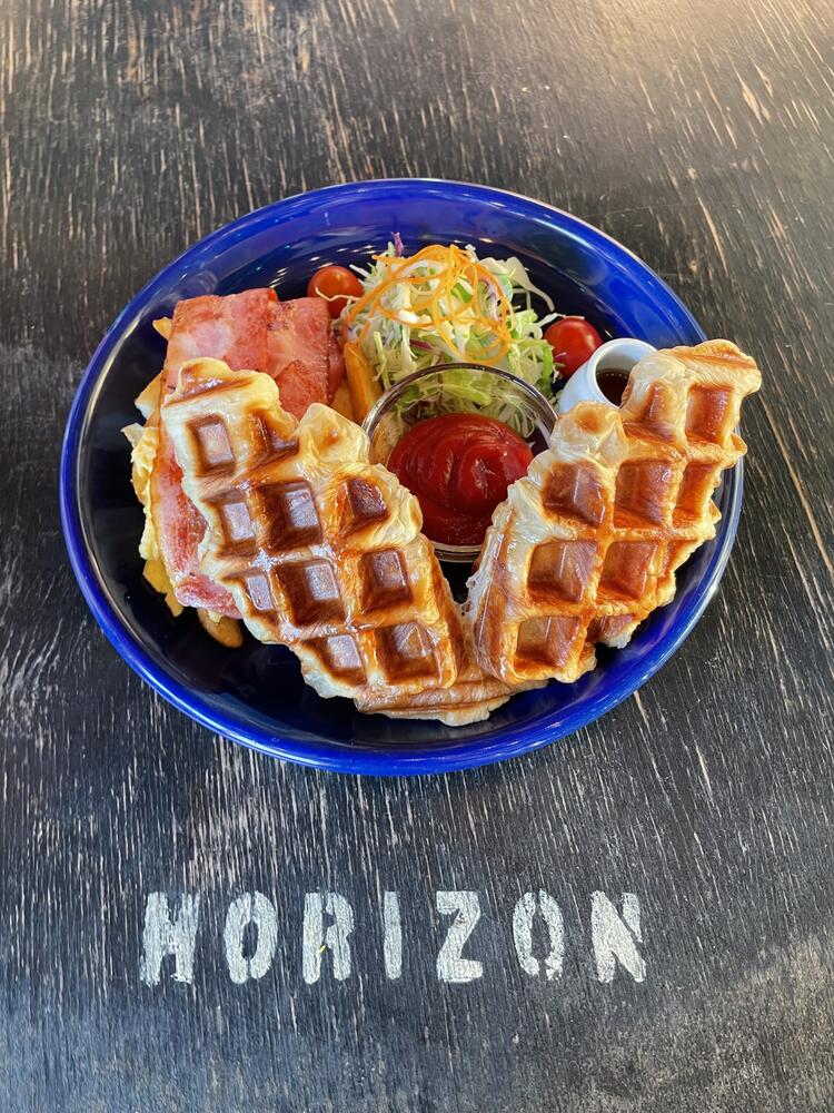 焼きたてクロッフルも好評です☆