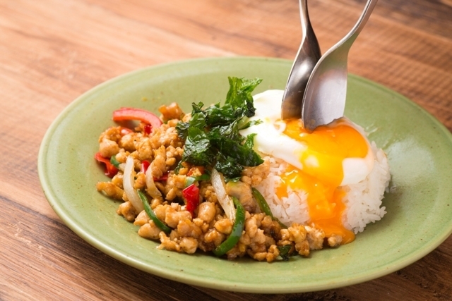 大人気！こだわりのガパオライス♪