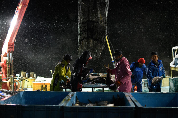 石川・能登の漁師さん。