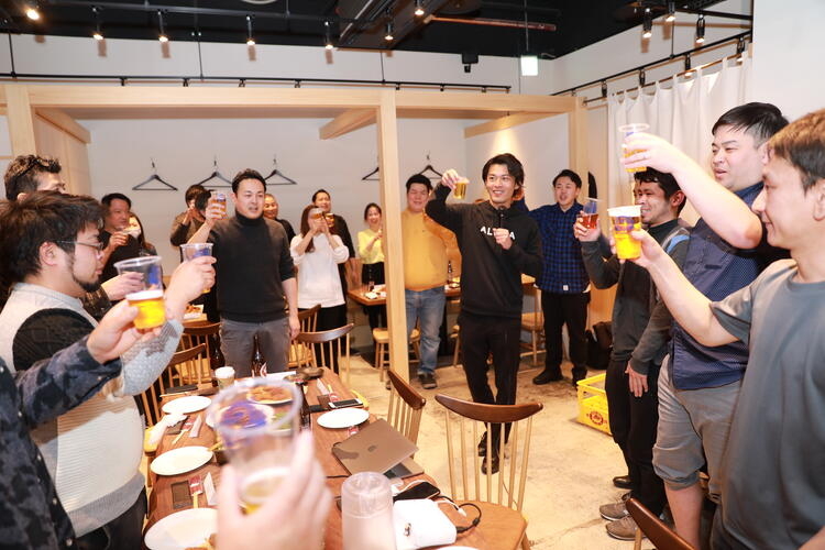 社員同士和やかな雰囲気です