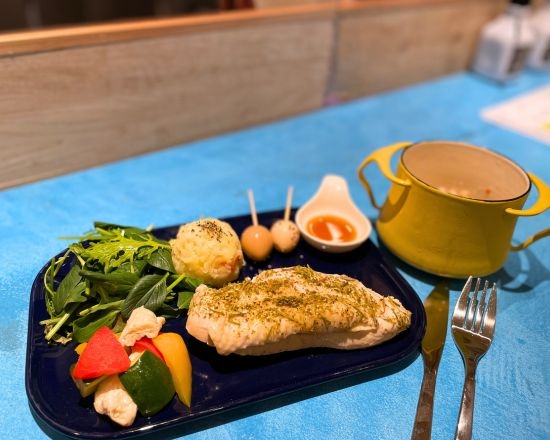 休日のプレートランチ