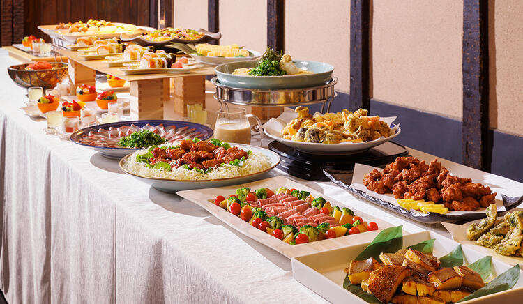 ビュッフェスタイルも！