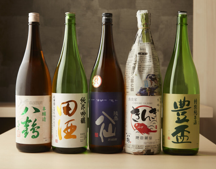 青森の地酒を豊富にラインナップ