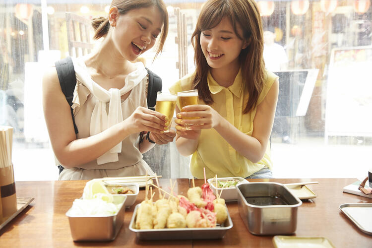 恵比寿×高級串揚げ店※フリー画像