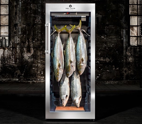 日本初上陸　ドイツ製魚の熟成庫