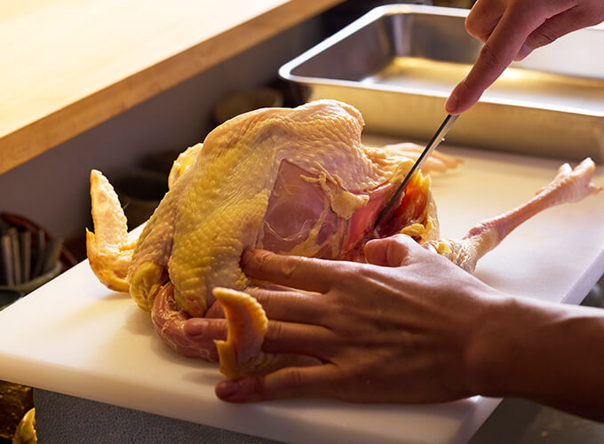 羽一羽丁寧に捌くのが日課◎