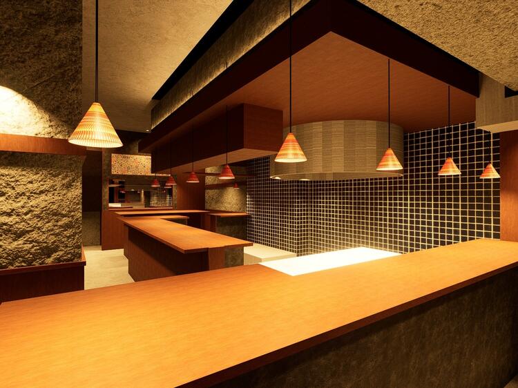 店内はあたたかみのある雰囲気