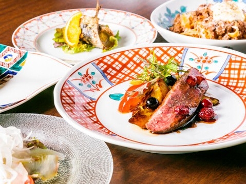 シェフ自慢のコース料理◎