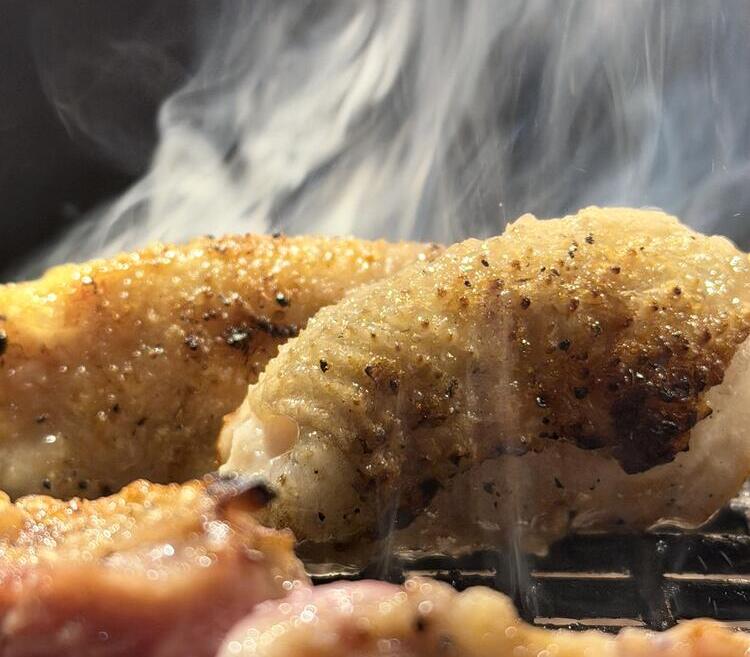 ◆シズル感のある炭火鶏焼き◆