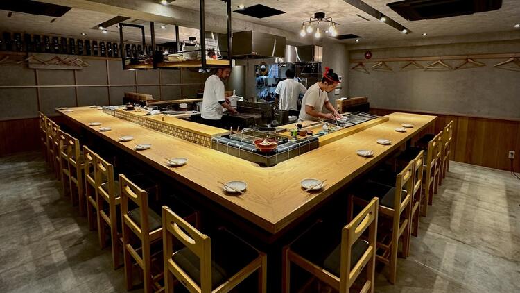 コの字型のカウンター♪