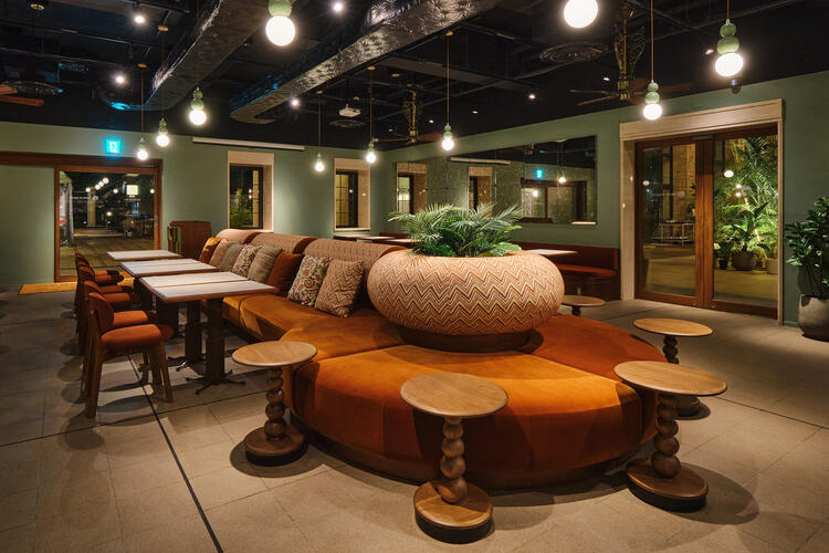 オリエンタルモダンな空間を演出