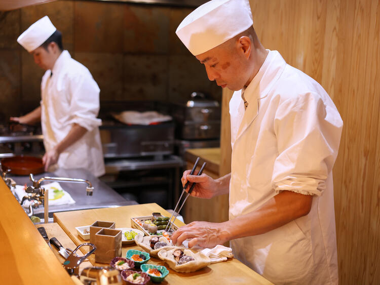 店主とスタッフ