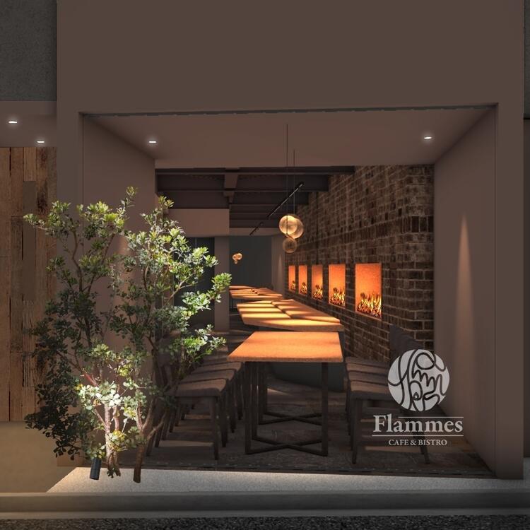 　　　　　　１階のファサード