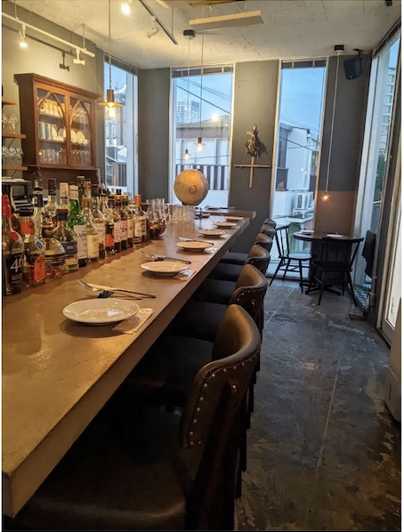 店内の様子です（夕方の時間帯）