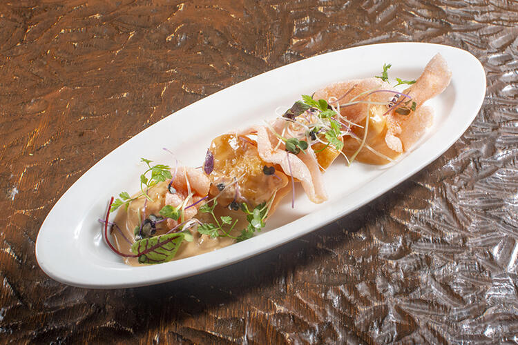 お酒に合わせての料理を提供