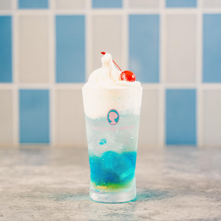 可愛いドリンクも◎※写真は既存店