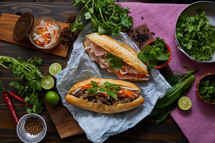 大人気のバインミー