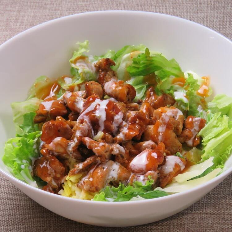 まずはこれから…チキンオーバーライス！