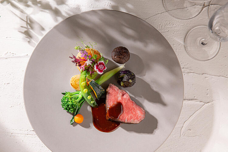 和とフレンチが融合したこだわりの料理