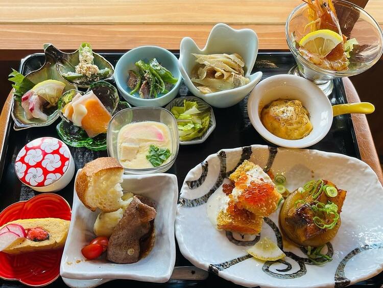 見た目も楽しめる料理ばかり！