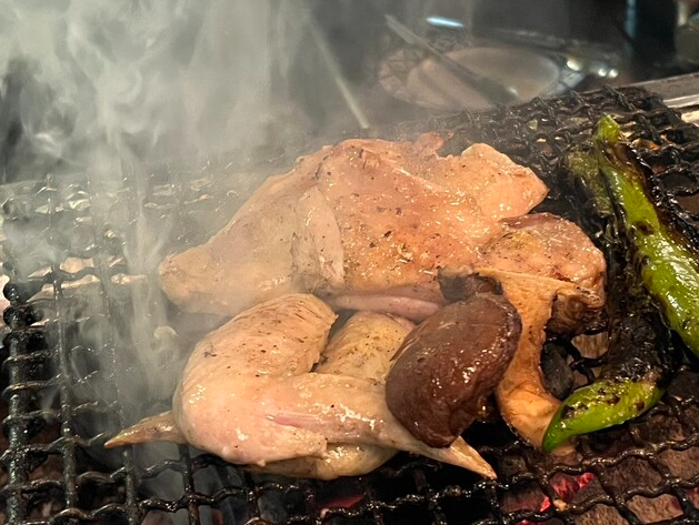 産地直送★はかた地どりの炉端焼き！