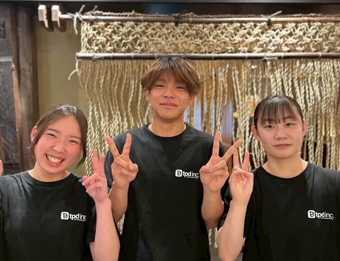 若手スタッフが多数活躍中♪