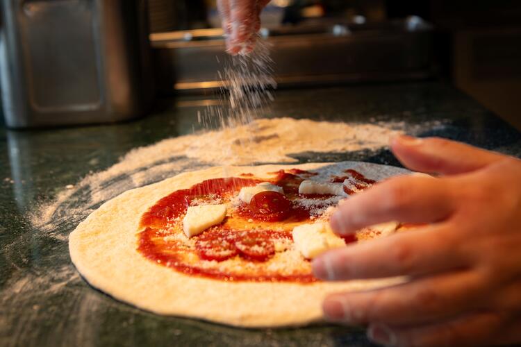 こだわりのピザメニューも豊富♪