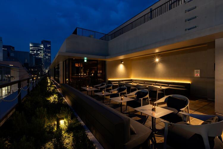 テラスで食べていただく料理は絶品です！