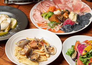 本場イタリア料理と自社直輸入ワインの饗宴