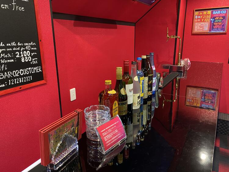 現在の飲み放題のボトル