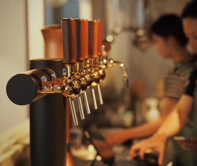 自慢の6タップ！ビールに詳しくなれます！